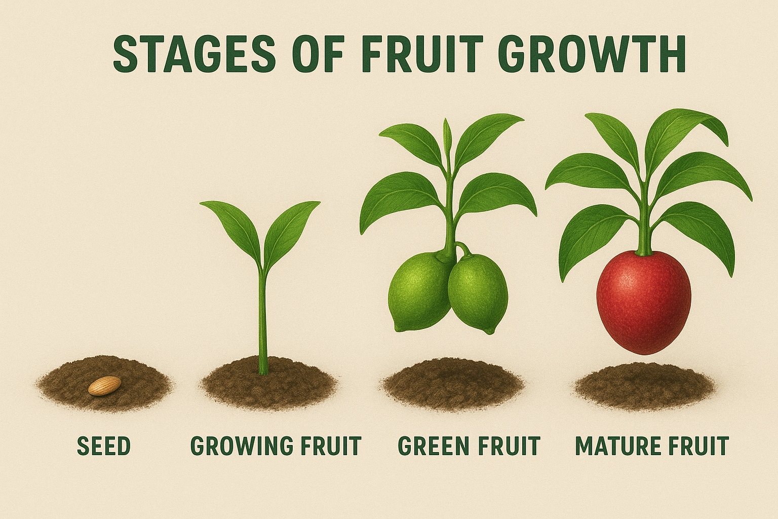 Stages of Fruit Growth